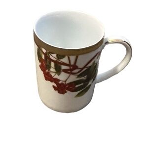 Mug Holly & Pine Charter Club‎ Mug Christmas Fashion Buffet Gold Cup Holidays